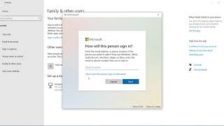 How to add a user in windows 10