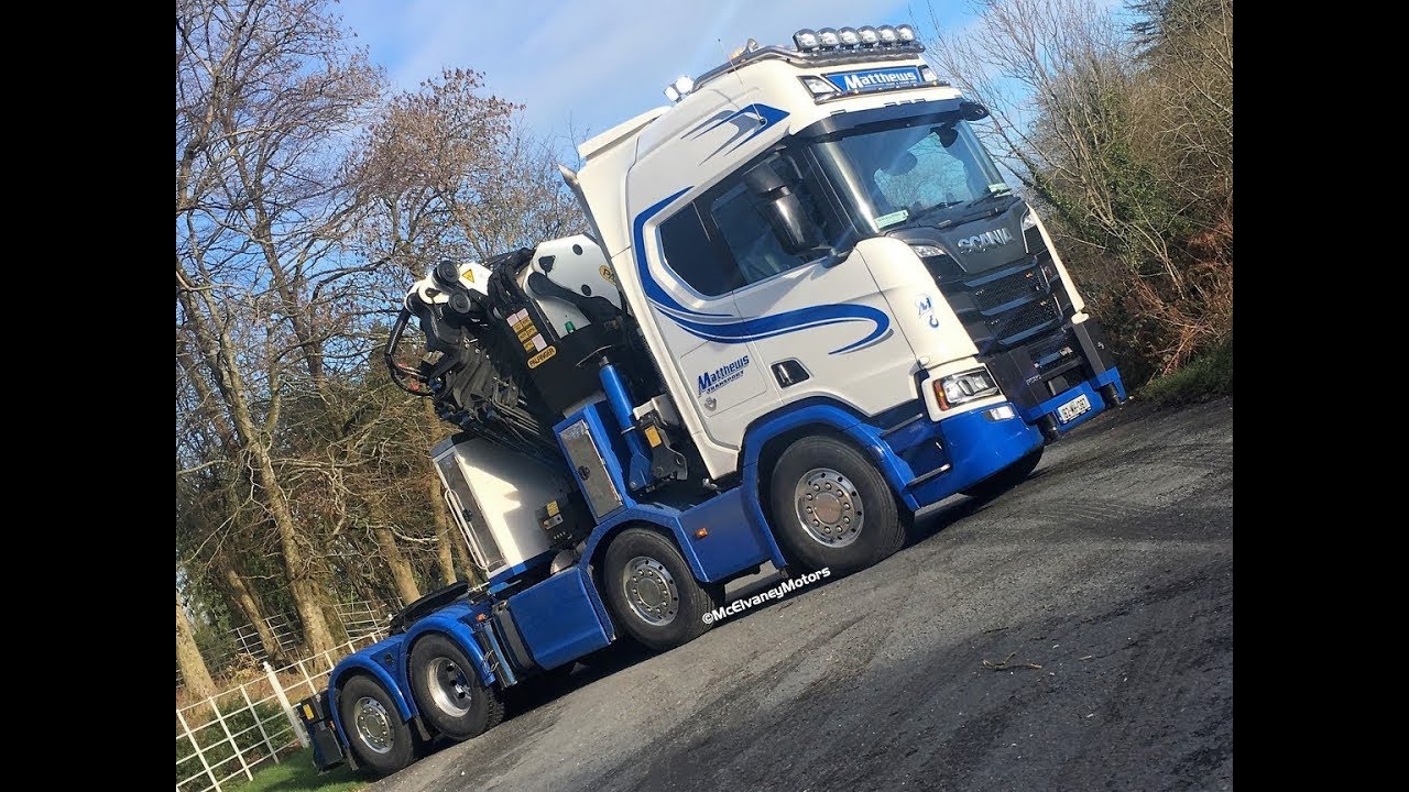 6th Feb 2019  |  Unique Scania R580 8x2*6 for H & T Matthews
