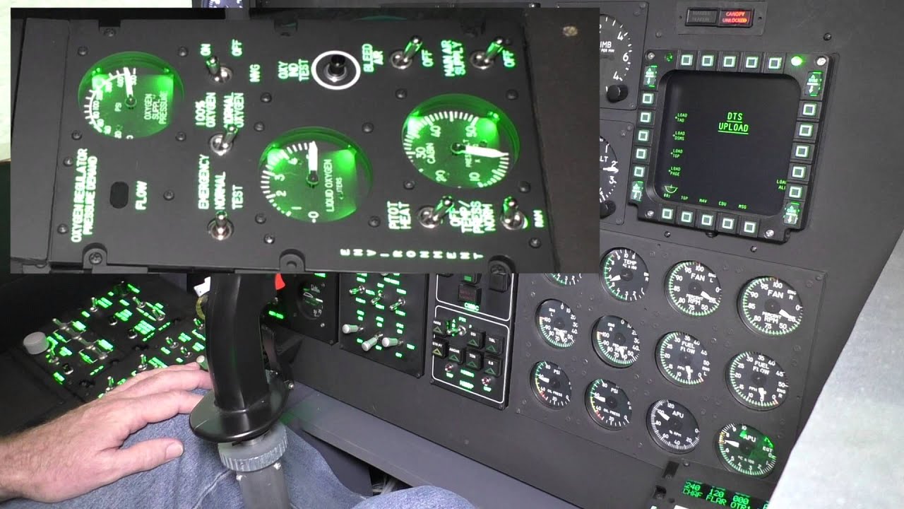 Simpit A10 startup with silent tour - YouTube