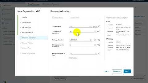 VMware Cloud Director - Create Org-vdc #vcd  #vmware