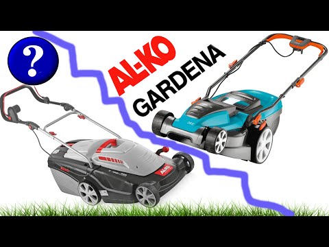 БОРЬБА ГАЗОНОКОСИЛКИ АL-KO ПРОТИВ GARDENA распаковка и обзор #КАК