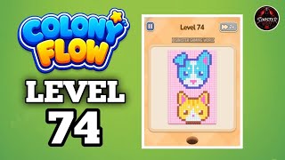 Colony Flow Level 74 Gameplay Walkthrough Solution