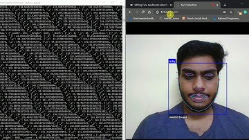 Face Landmarks detection using Face-Api.js and Flask for Python