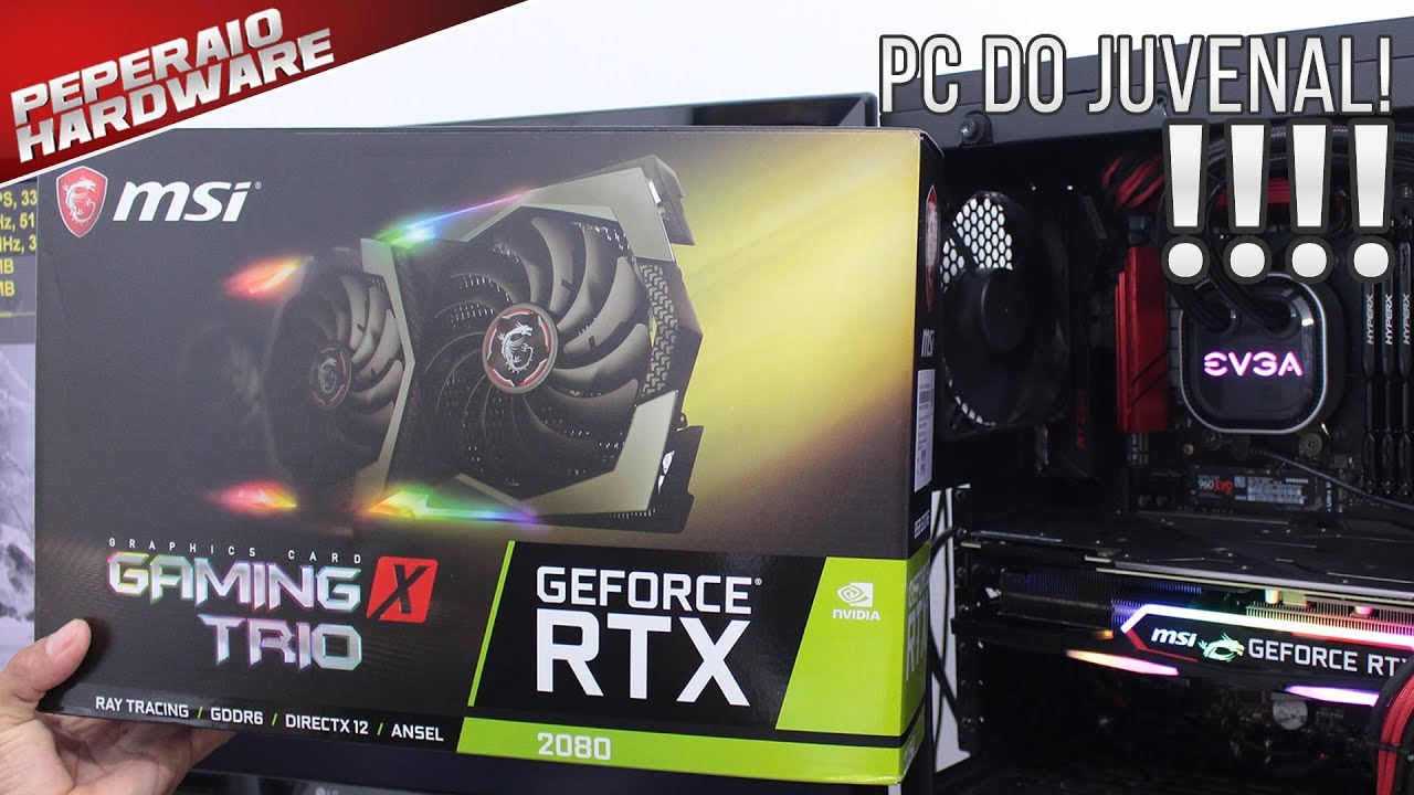 MSI RTX 2080 Gaming X TRIO - Unboxing épico / Testes 4K