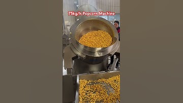 Electric Heating 75kg/h Popcorn Machine #popcornmakingmachine #popcorn #popcornmachine #machine