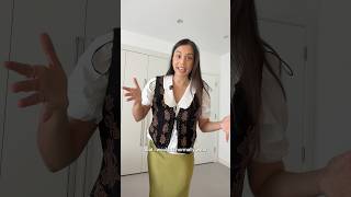 styling a green satin skirt ✨🤍 #outfit