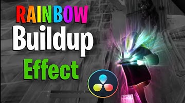 Davinci Resolve: Insane RAINBOW GLOW Buildup Tutorial!