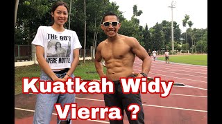 Kuatkah Widy Vierra olahraga bareng King Sparko ?