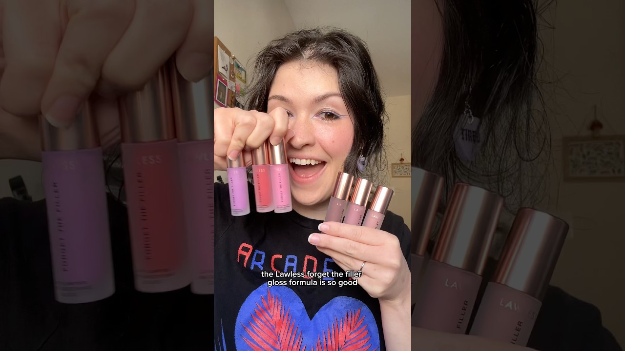 Lawless Forget the Filler Gloss lip swatches!✨