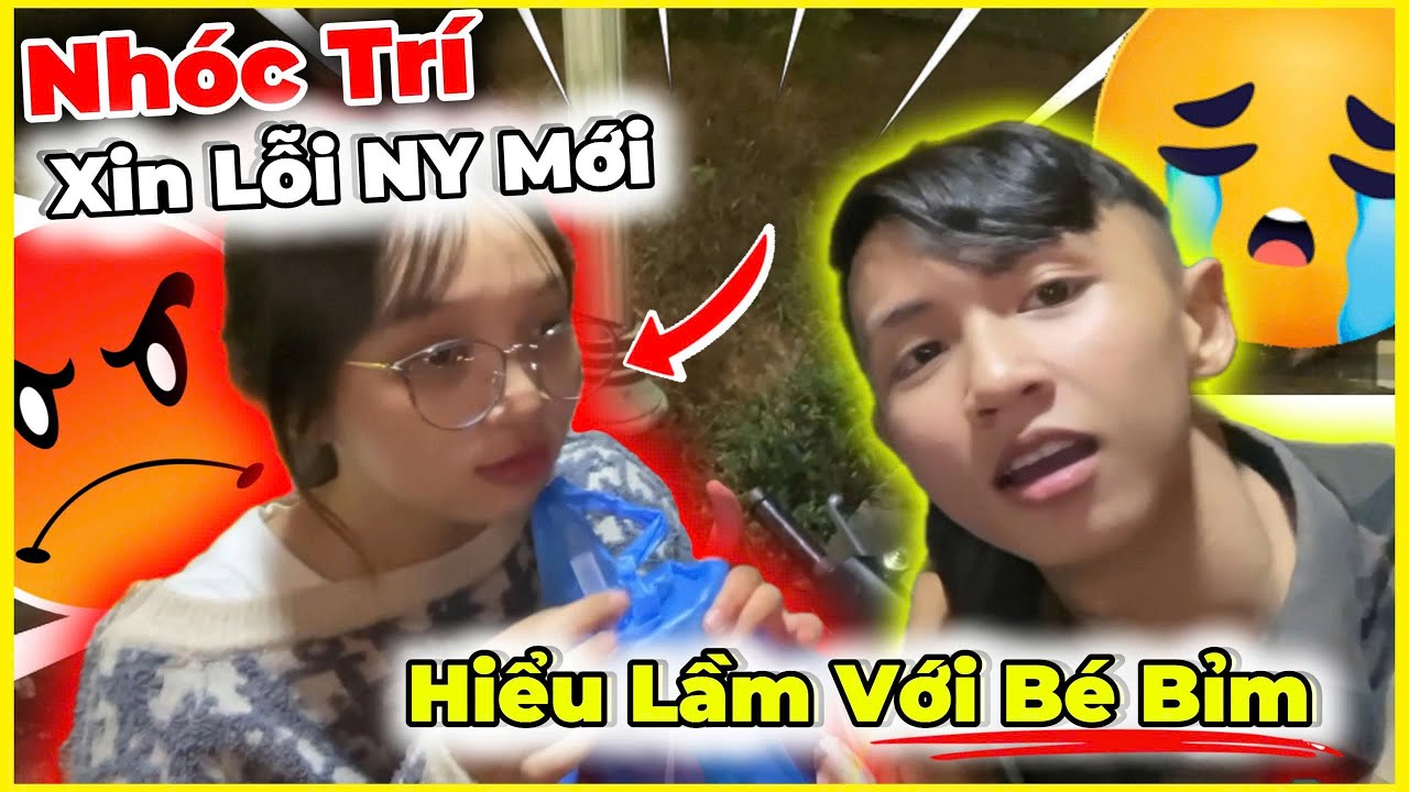Nhóc Trí Đi Xin Lỗi NY Mới Vì Đã Đi Chơi Với Bé Bỉm | DM Nhóc Trí