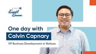... expert corner kali ini mengulik pekerjaan sebagai vp business
development at bahaso. calvin capnary tel...