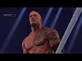 WWE 2K22 - The Rock vs Samoa Joe