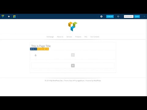 WPBakery adding rows and columns