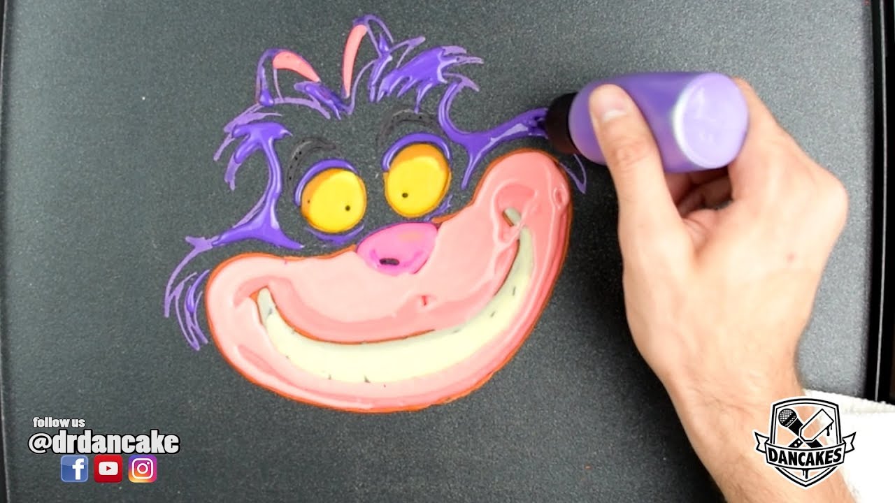 Cheshire Cat Pancake Art