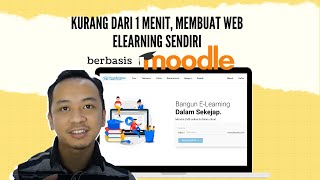 ⏱️ Tutorial Instal eLearning Moodle TANPA perlu HOSTING | Kurang dari 1 MENIT LANGSUNG LIVE