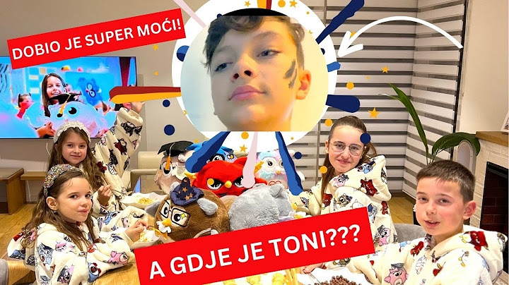 A GDJE JE TONI? TONI JE NESTAO!