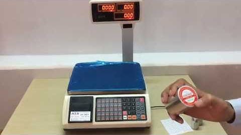 Cân điện tử in hóa đơn, tính thành tiền: JPT JADEVER - Cân An Tiến