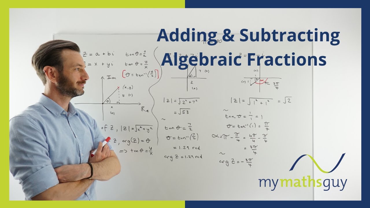 Adding and Subtracting Algebraic Fractions - YouTube
