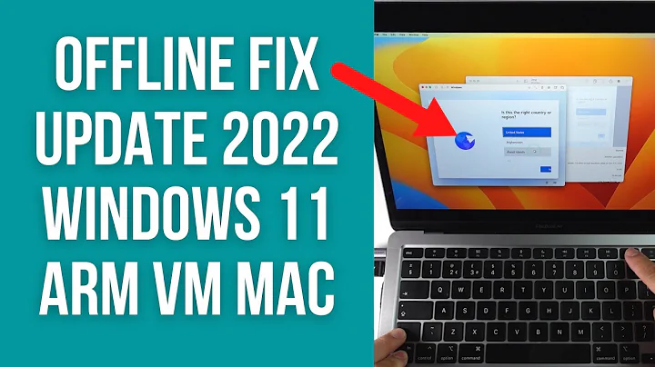 UPDATE 2022: Windows 11 ARM Offline Install Fix (No Network Internet) VM on Mac - UTM, VMware Fusion