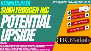 POTENTIAL UPSIDE : HYSR STOCK ANALYSIS | SUNHYDROGEN STOCK