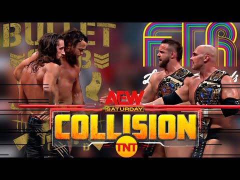 FTR Vs Bullet Club Gold -  2 out of 3 Falls Match - AEW Collision 2023 - Highlights