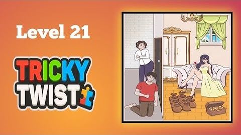 Tricky Twist Level 21 Fast Solution | Brain Puzzle Walkthrough Gameplay