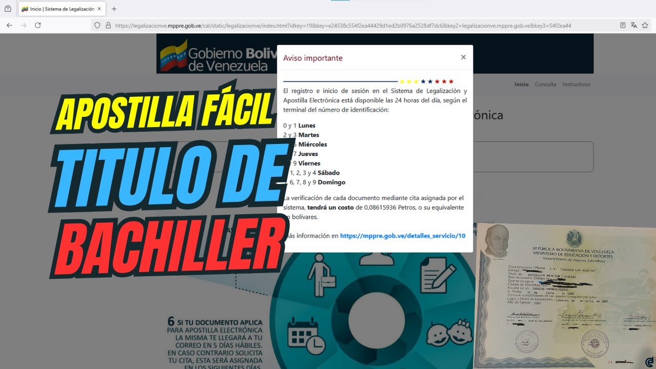 📄 Apostilla tu Título de bachiller SIN Morir en el Intento (Guía 2025 ...