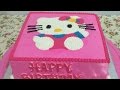 Hello Kitty Cake Easy How to Make Birthday Cake