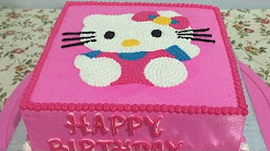 Hello Kitty Cake Easy How to Make Birthday Cake