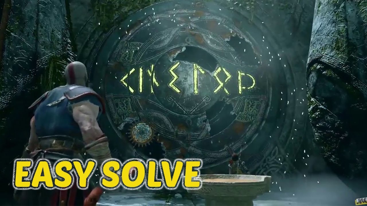 God Of War Rune Circle Puzzle GOW Spinning Disc Door Puzzle God Of