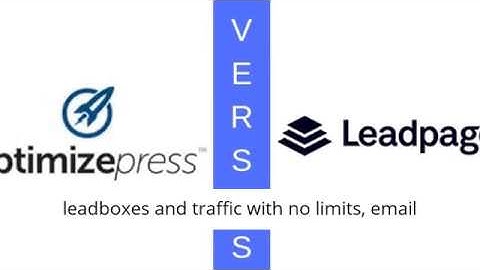 Leadpages vs Optimize Press Sales Funnel Software Comparison