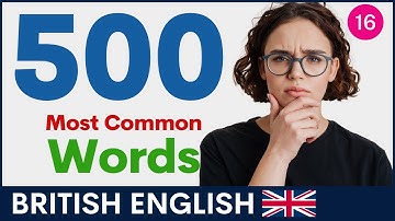 500 Most Common English Words | British Vocabulary and Pronunciation |  Part 16