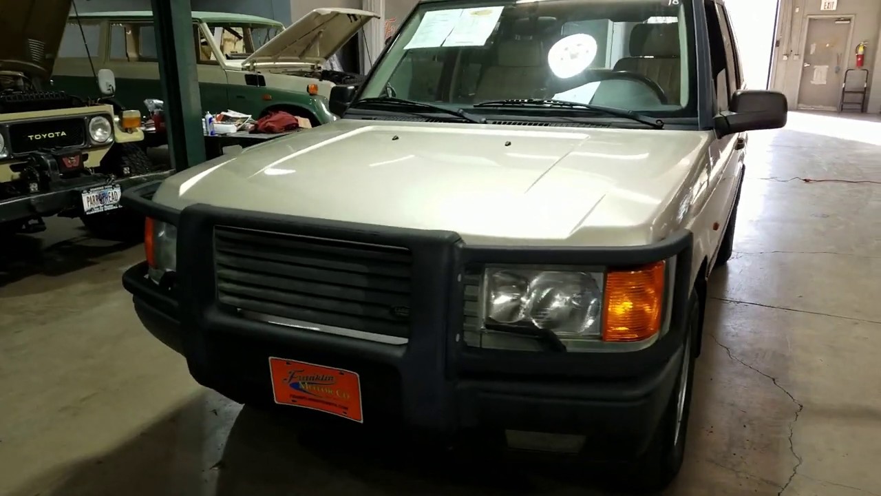 2000 Land Rover Range Rover 4.0 SE YouTube