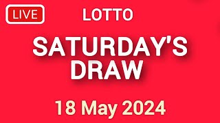 The National Lottery Lotto Draw Live Results from Saturday 18 May 2024 | lotto live