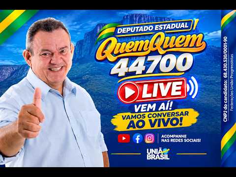 LIVE DO QUEMQUEM 44700! LIVE COM PROBLEMAS TECNICOS DE SOM
