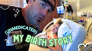 Natural 5 Minute Birth Story, Unmedicated Birth