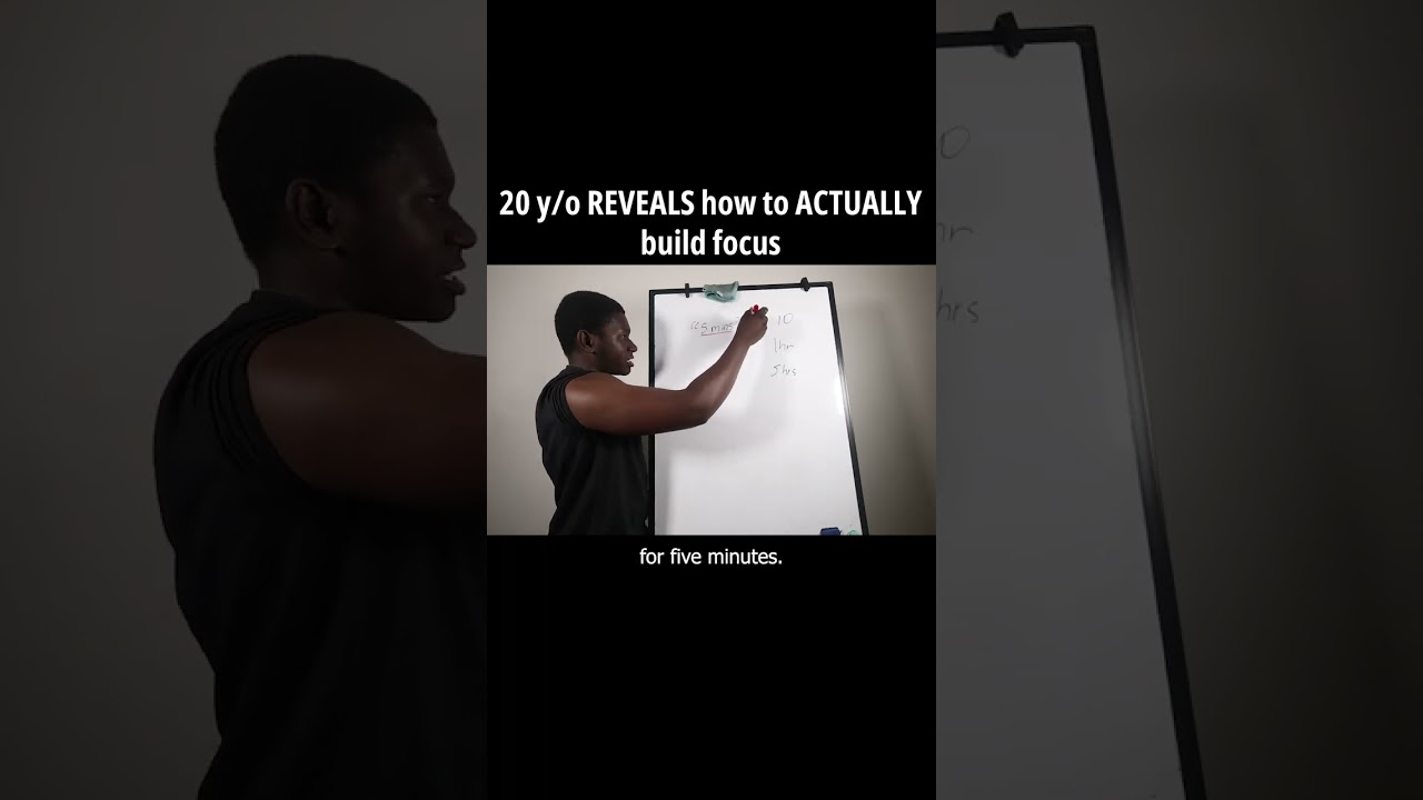 This is how you actually build focus