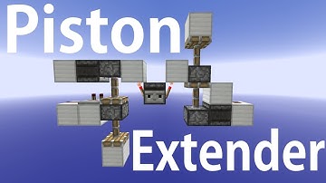 Super Compact double piston extenders in Minecraft 1.11