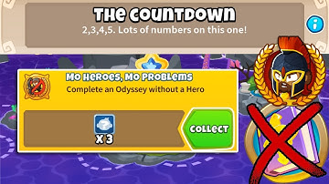 BTD6 Odyssey || Hard Mode Guide || No Hero Achievement, No Monkey Knowledge (The Countdown)