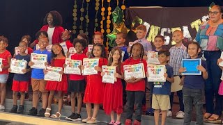 Cerimônia de premiação e conclusão- First Grade #Elementary School #awards