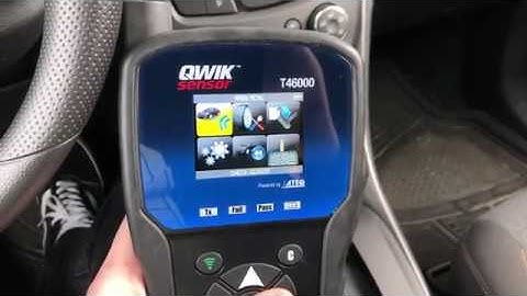 Tire Pressure Placard Change Demo with the T46000 QWIK-Sensor TPMS Tool
