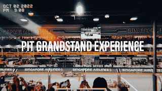 PIT GRANDSTAND F1 Singapore Grand Prix 2022