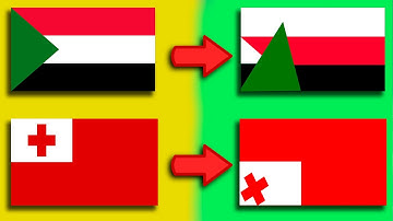 Flags without gravity (falling flags) | fun with flags