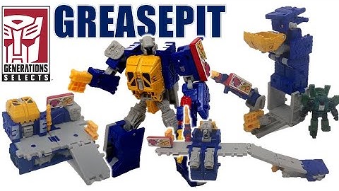 Transformers Generations Selects WFC-GS12 Greasepit Review, Larkin