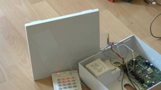 How to detect signal strength on wireless PIR on LED keypad MG5050 paradox alarm system