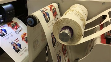 All NEW UNINET IColor LF700+ Label Finisher with Lamination, Slitting and Matrix Removal