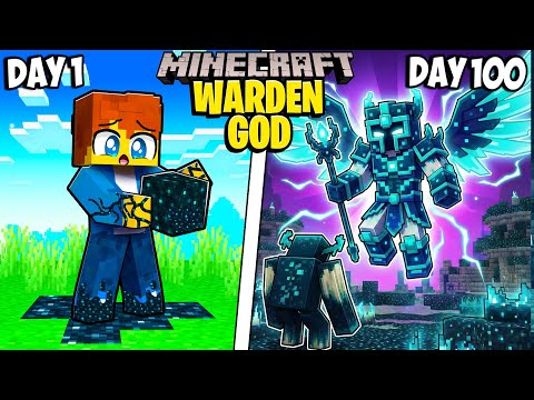 I Survived 100 Days as a SCULK GOD in Minecraft!