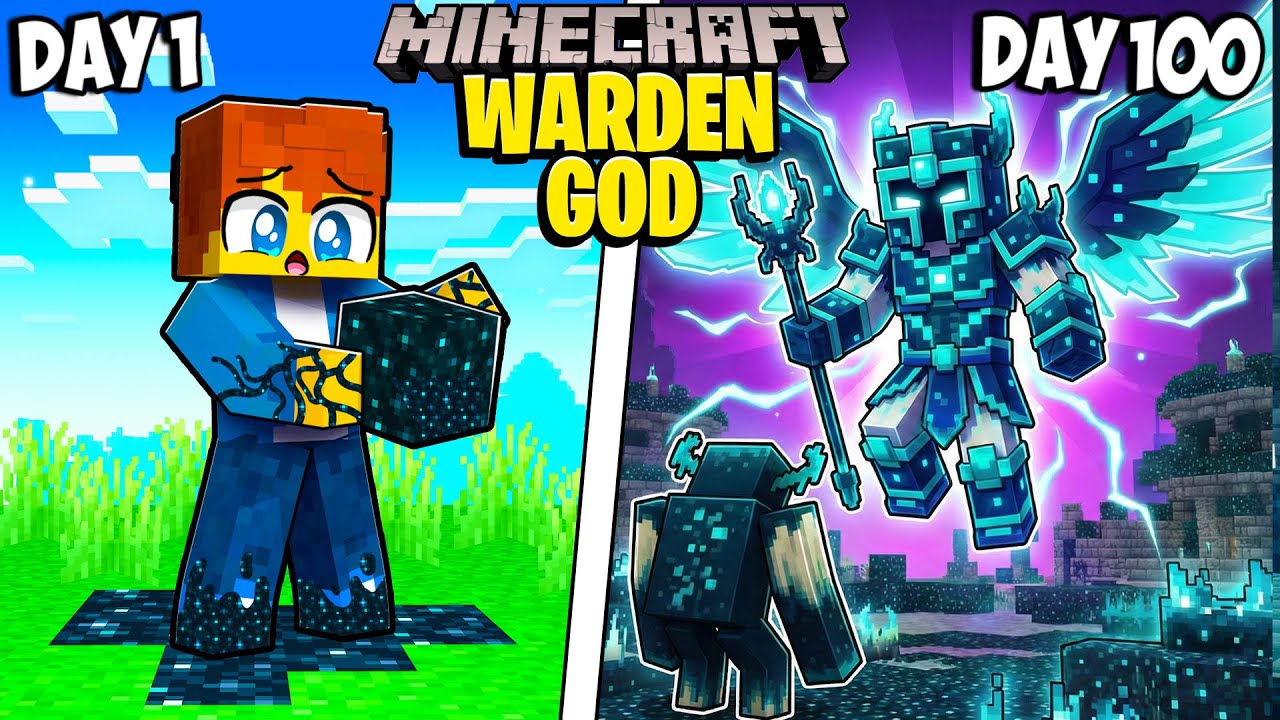 I Survived 100 Days as a SCULK GOD in Minecraft!