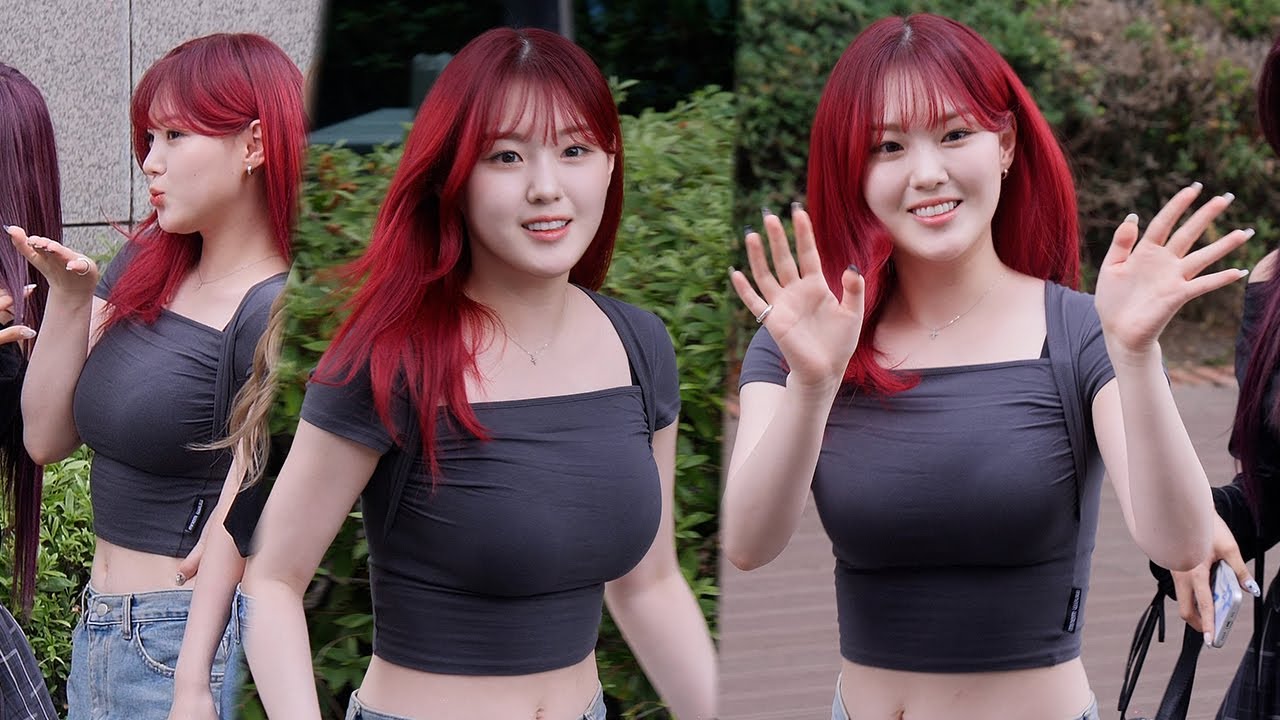 케플러 채현 직캠 (Kep1er CHAEHYUN)｜뮤직뱅크 출근길 240607