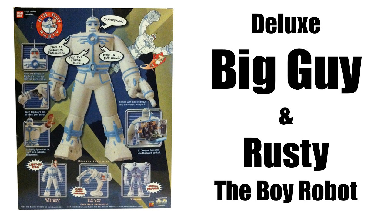 スポーツ Bandai Big Guy Rusty and The Boy Robot Bandai Deluxe Electronic Big Guy and Rusty The Boy Robot